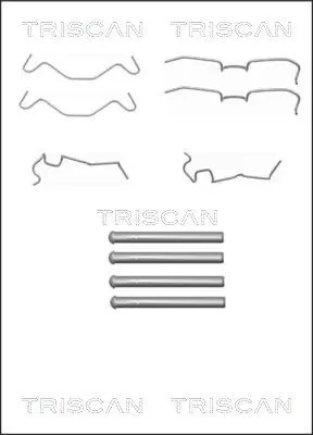 Handler.Part Accessory kit, disc brake pads TRISCAN 8105411607 1