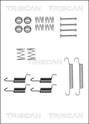 Handler.Part Accessory kit, parking brake shoes TRISCAN 8105432588 1