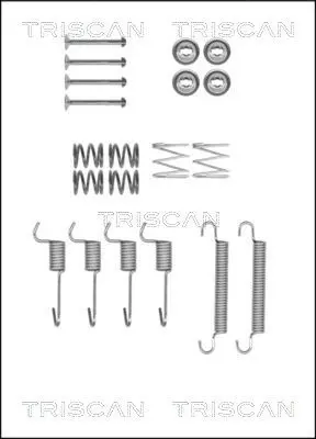 Handler.Part Accessory kit, parking brake shoes TRISCAN 8105432589 1