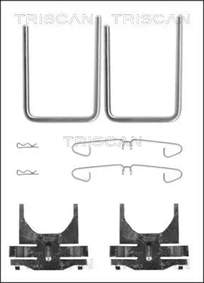 Handler.Part Accessory kit, disc brake pads TRISCAN 8105651113 1