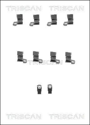 Handler.Part Accessory kit, disc brake pads TRISCAN 8105691619 1