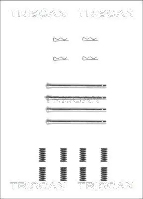 Handler.Part Accessory kit, disc brake pads TRISCAN 8105701435 1