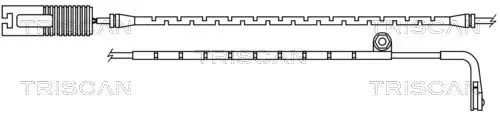 Handler.Part Warning contact set, brake pad wear TRISCAN 811511023 1