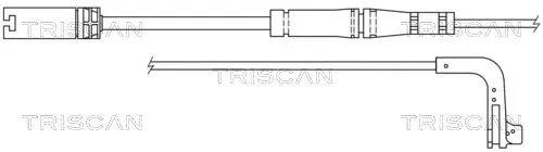 Handler.Part Warning contact set, brake pad wear TRISCAN 811511034 1