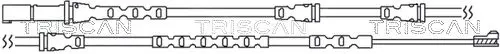 Handler.Part Warning contact set, brake pad wear TRISCAN 811511042 1