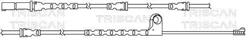 Handler.Part Warning contact set, brake pad wear TRISCAN 811511049 1