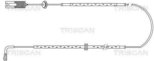 Handler.Part Warning contact set, brake pad wear TRISCAN 811517002 1