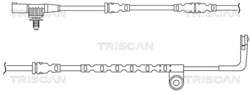 Handler.Part Warning contact set, brake pad wear TRISCAN 811517007 1