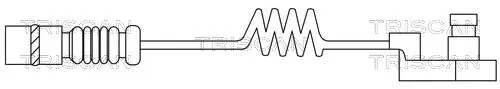 Handler.Part Warning contact set, brake pad wear TRISCAN 811523010 1