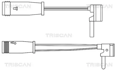 Handler.Part Warning contact set, brake pad wear TRISCAN 811523017 1