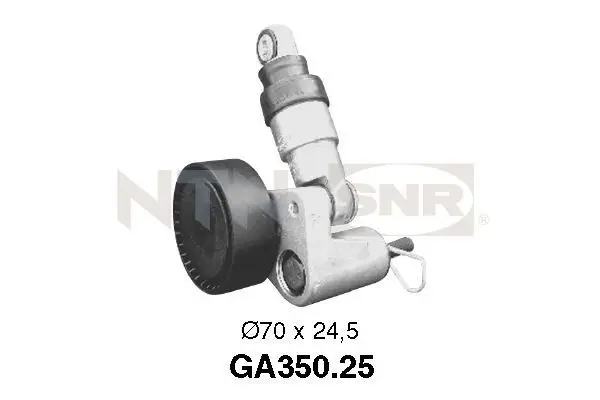 Handler.Part Tensioner pulley, v-ribbed belt SNR GA35025 1