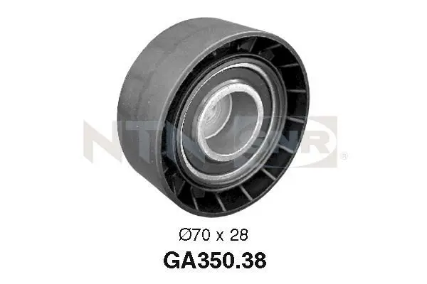 Handler.Part Tensioner pulley, v-ribbed belt SNR GA35038 1