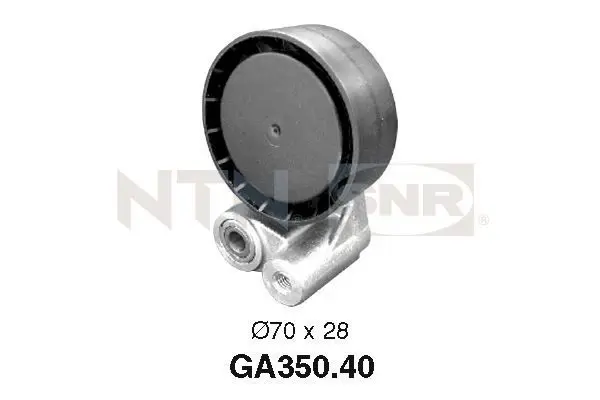 Handler.Part Tensioner pulley, v-ribbed belt SNR GA35040 1