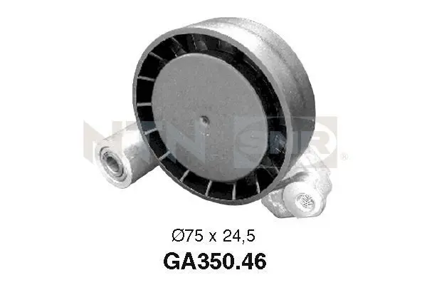 Handler.Part Tensioner pulley, v-ribbed belt SNR GA35046 1