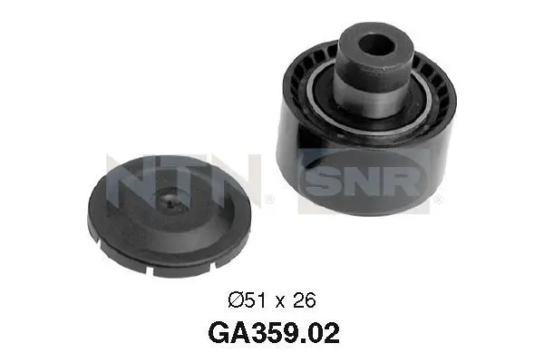 Handler.Part Deflection/guide pulley, v-ribbed belt SNR GA35902 1