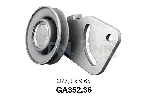 Handler.Part Tensioner pulley, v-ribbed belt SNR GA35236 1