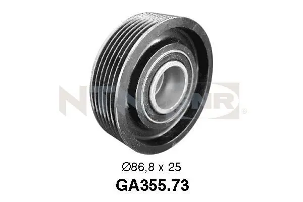 Handler.Part Deflection/guide pulley, v-ribbed belt SNR GA35573 1