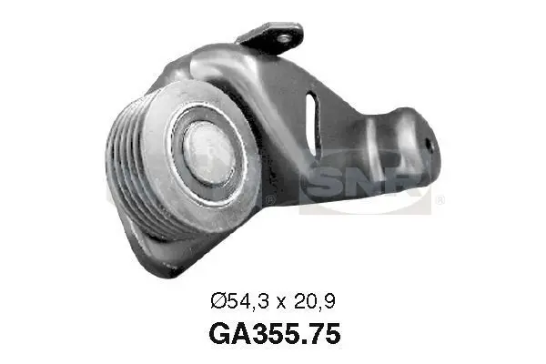 Handler.Part Tensioner pulley, v-ribbed belt SNR GA35575 1