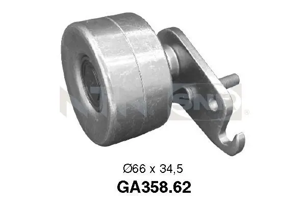 Handler.Part Tensioner pulley, v-ribbed belt SNR GA35862 1