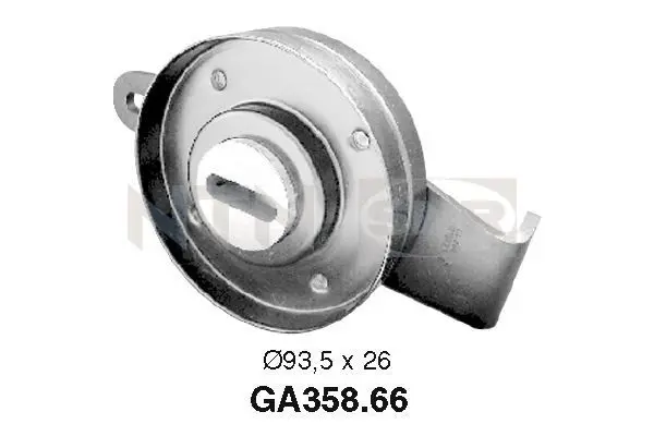 Handler.Part Tensioner pulley, v-ribbed belt SNR GA35866 1