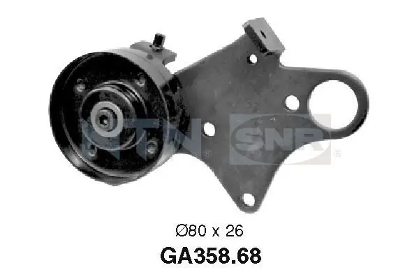 Handler.Part Tensioner pulley, v-ribbed belt SNR GA35868 1