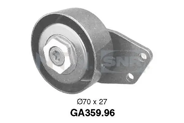 Handler.Part Tensioner pulley, v-ribbed belt SNR GA35996 1