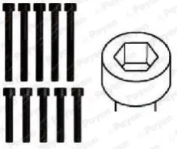 Handler.Part Bolt kit, cylinder head PAYEN HBS161 2