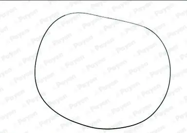 Handler.Part Gasket, cylinder head cover PAYEN JN943 1