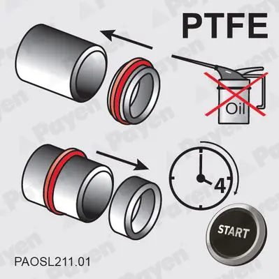 Handler.Part Shaft seal, crankshaft PAYEN NB788 2