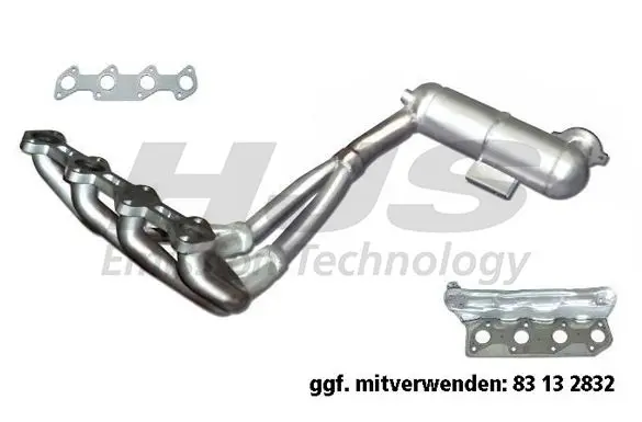 Handler.Part Catalytic converter HJS 90135405 1