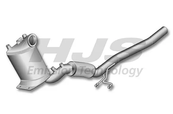 Handler.Part Soot/particulate filter, exhaust system HJS 93115028 1