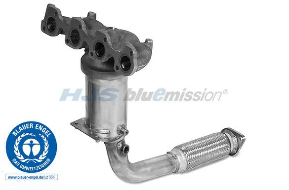 Handler.Part Manifold catalytic converter HJS 96154067 1