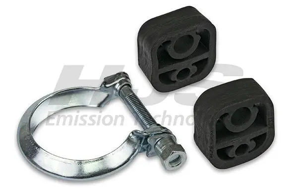 Handler.Part Mounting kit, exhaust system HJS 82213006 1