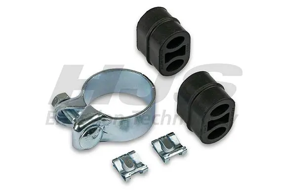 Handler.Part Mounting kit, exhaust system HJS 82142781 1