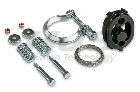 Handler.Part Mounting kit, exhaust system HJS 82229021 1