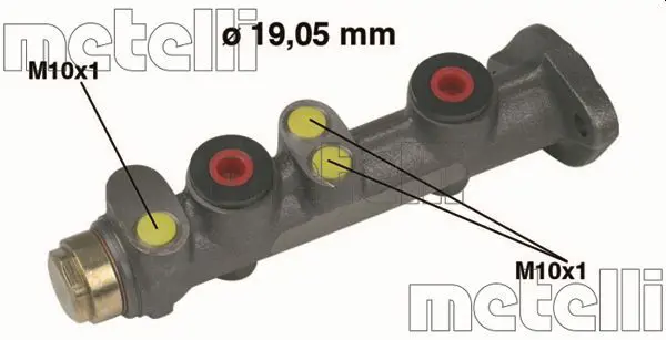 Handler.Part Brake master cylinder METELLI 050025 1