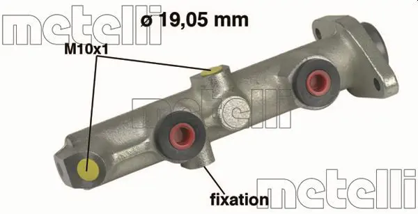 Handler.Part Brake master cylinder METELLI 050074 1