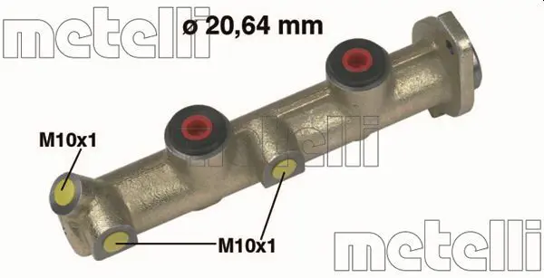 Handler.Part Brake master cylinder METELLI 050085 1