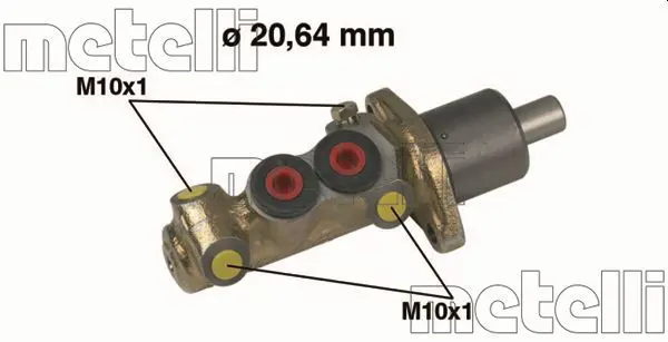 Handler.Part Brake master cylinder METELLI 050087 1