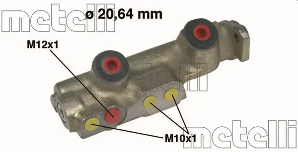 Handler.Part Brake master cylinder METELLI 050094 1