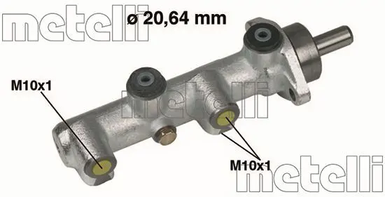 Handler.Part Brake master cylinder METELLI 050129 1