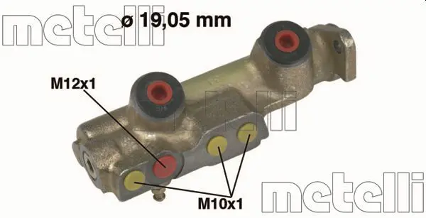 Handler.Part Brake master cylinder METELLI 050131 1