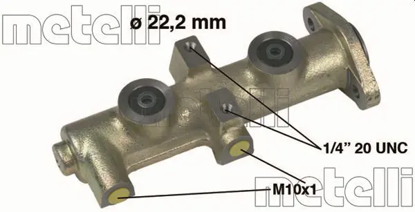 Handler.Part Brake master cylinder METELLI 050132 1