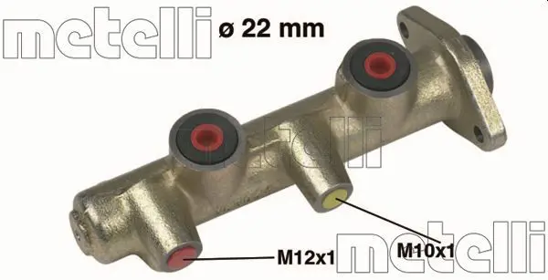 Handler.Part Brake master cylinder METELLI 050168 1