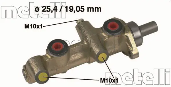 Handler.Part Brake master cylinder METELLI 050174 1