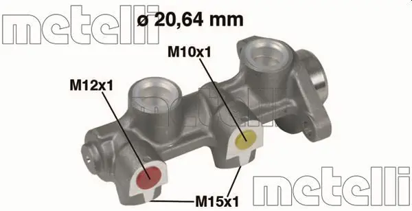 Handler.Part Brake master cylinder METELLI 050180 1