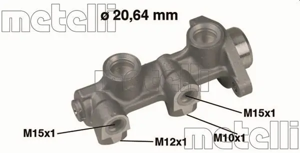 Handler.Part Brake master cylinder METELLI 050181 1