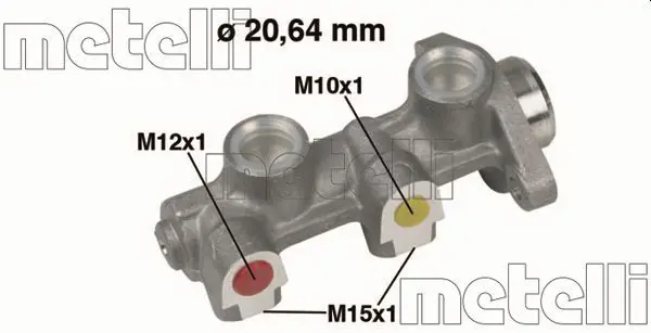 Handler.Part Brake master cylinder METELLI 050184 1