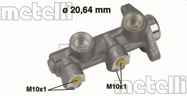 Handler.Part Brake master cylinder METELLI 050186 1