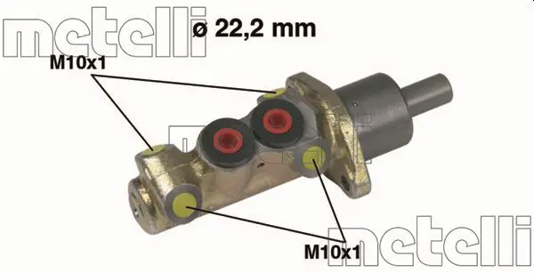 Handler.Part Brake master cylinder METELLI 050196 1